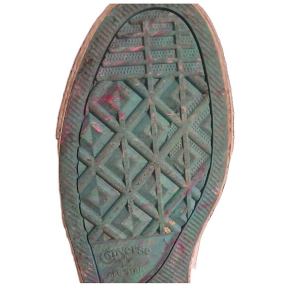 Chuck Taylor All Star Marbled Patch Mens Size 10.5 W 12.5 Pink Grey Blue A00415C - Picture 10 of 14